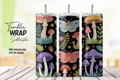 Fungi Field Pattern Tumbler Wrap Product Image 1