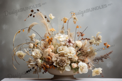 Vase with Dried Flowers Background Product Image 1