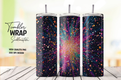 Galaxy Spark tumbler wrap png Product Image 1