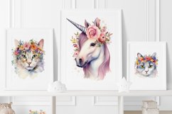 Cute Animals Watercolor Wall Art Vol 2 Product Image 5
