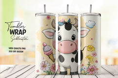Farm Cow Tumbler Wrap Product Image 1