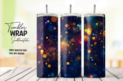 Galaxy Sparkle tumbler wrap png Product Image 1