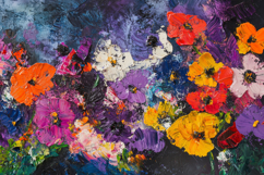 Abstract Floral Explosion Color Splash Product Image 1