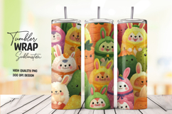 Bunny Cute Tumbler Wrap Product Image 1