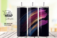 Neon Glow tumbler wrap png Product Image 1