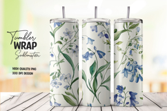 Green Botanical Tumbler Wrap png Product Image 1