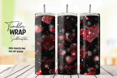 Heart Sparkle tumbler wrap png Product Image 1