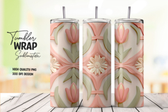 Soft Floral Tumbler Wrap Product Image 1