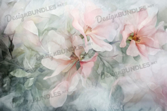 Light Peach Blossom Art Background Product Image 1