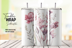 Elegant Rose Tumbler Wrap Product Image 1