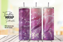 Pink Galaxy Tumbler Wrap PNG Product Image 1