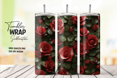 Dark Rose Green 20oz Wrap Product Image 1