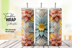 Daisy Seamless Tumbler Wrap Product Image 1