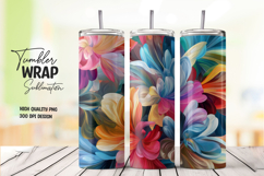 Tropical Floral Tumbler Wrap Product Image 1