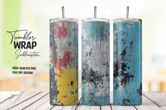 Golden Grunge Tumbler Wrap Product Image 1