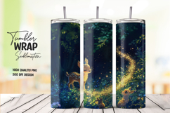 Fairy Dust Trail 20oz Tumbler Wrap Sublimation PNG Product Image 1