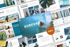 Surfers - Creative Business PowerPoint Presentation Product Image 1