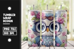 Owl tumbler wrap sublimation png Product Image 1