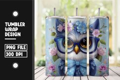Owl tumbler wrap sublimation png Product Image 1