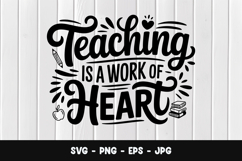 Teacher Appreciation SVG PNG Product Image 1