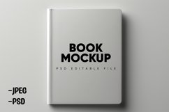 Book cover mockup PSD, book Mock up jpg Product Image 1