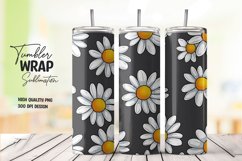 Watercolor floral tumbler wrap sublimation png Product Image 1