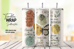 Inspirational Tumbler Wrap Sublimation Product Image 1