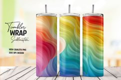Colorfol seamless pattern tumbler wrap sublimation Product Image 1