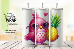 Cute baby rooster tumbler wrap sublimation Product Image 1