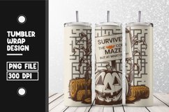 Fall sarcastic quote tumbler wrap sublimation design Product Image 1