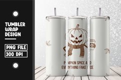 Fall sarcastic quote tumbler wrap sublimation design Product Image 1