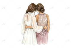 Bride and her Mother on the Wedding Day Product Image 1