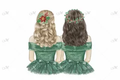 Friends on Christmas, Hand Drawn Clipart Product Image 1