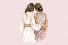 Bride and her Mother on the Wedding Day Product Image 2