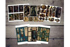 Voodoo Junk Journal Kit, Junk Journal Printable, Paper Craft Product Image 2