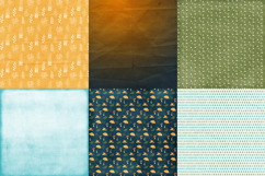 Hello Autumn digital scrapbook papers, digital clip art, pat Product Image 4