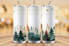 Christmas Tumbler Wrap, Christmas PNG, 20oz skinny tumbler Product Image 2