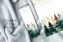 Christmas Tumbler Wrap, Christmas PNG, 20oz skinny tumbler Product Image 3