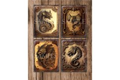 Dragons and Castles Junk Journal Kit, Printable Ephemera Product Image 4