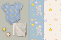 Polar Bear Digital Paper, Watercolor Product Image 4