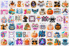 Halloween Sublimation Bundle. Fall T-Shirt Design Product Image 2