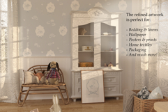 Dreamy Swans &amp; Lilies. Toile De Joue Product Image 2