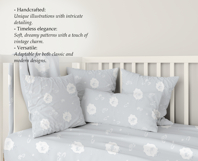 Dreamy Swans &amp; Lilies. Toile De Joue Product Image 5