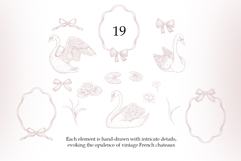 Dreamy Swans &amp; Lilies. Toile De Joue Product Image 6