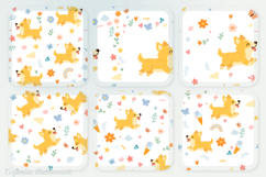 Seamless Pattern of cartoon corgis dogs Product Image 2