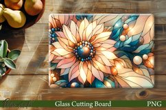 Glass Cutting Board Design | Pearl | Sunflower Product Image 1