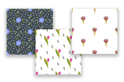 Floral Patterns, Floral Digital Paper Product Image 3