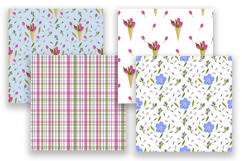 Floral Patterns, Floral Digital Paper Product Image 5