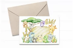 Two Wild PNG, Safari jungle sublimation PNG file, 2nd Second Product Image 4