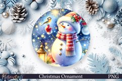 Christmas Ornament | Snowman | Winter Bird Product Image 1